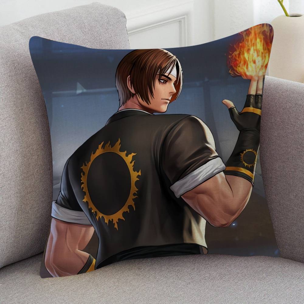 GAME The King Of Fighters Pillowcase Toon Gift Cushion Cover Bedroom Home Sofa Chair Seat Decor Pillow Case