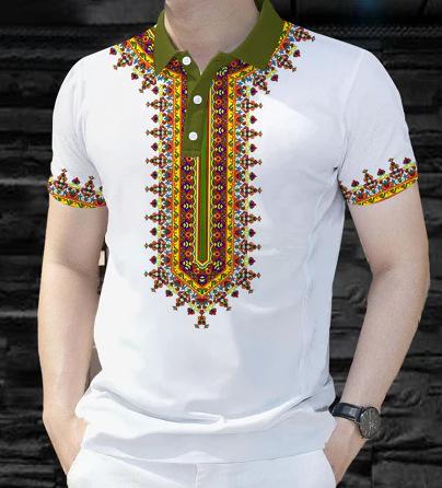 2026 Men's Polo Shirt Men's Asian Clothing, Men's Modern Filipino National Polo Shirt Version Polo Shirt