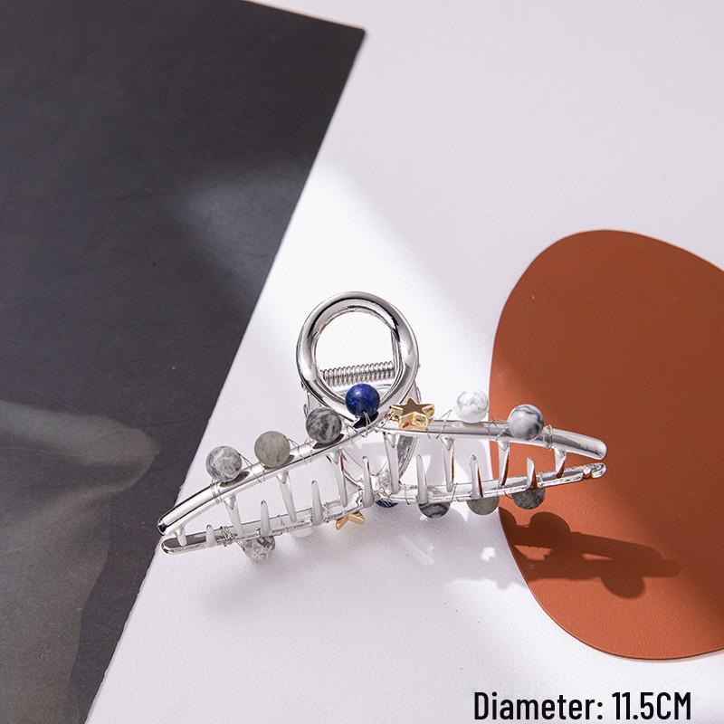 Korean Fashion Hairpin: Elegant Shark Clip for Women