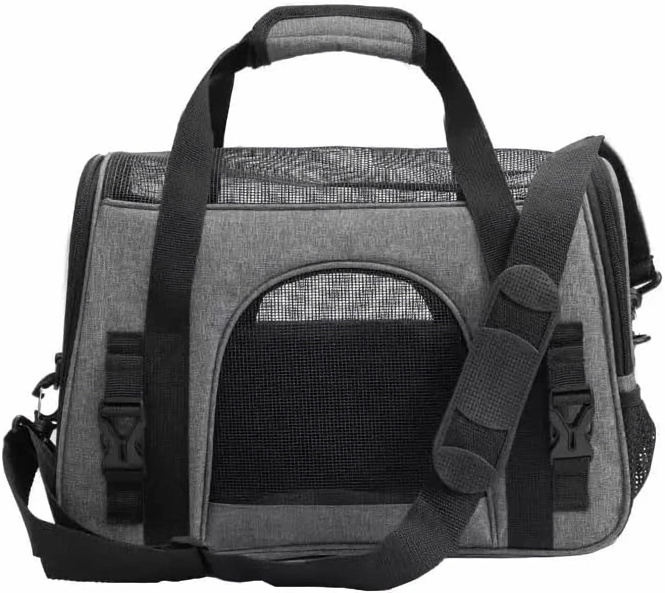 

Наплечная сумка-переноска для питомцев для средних и крупных, маленьких и складных. Идеально подходит для больницы и эвакуации при стихийных бедствиях. 4 способа: кошки, собаки, кролики, рюкзак, серый