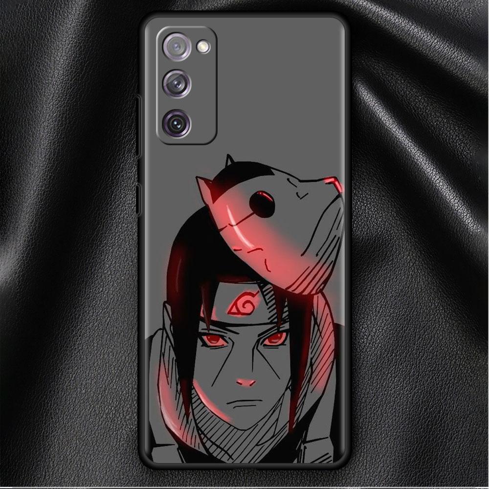 Case For Samsung Galaxy S20 S22 S21 FE S10 S9 Plus S8 Note 20 Ultra 10 Plus Soft Phone Shell Anime Red Blue Light