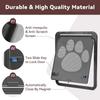PETLESO Small Dog Door for Screen Door, Cat Door 8"×10" Magnetic Flap Self-Closing, Pet Screen Door for Sliding Door, Puppy Doggy and Cat Door Built