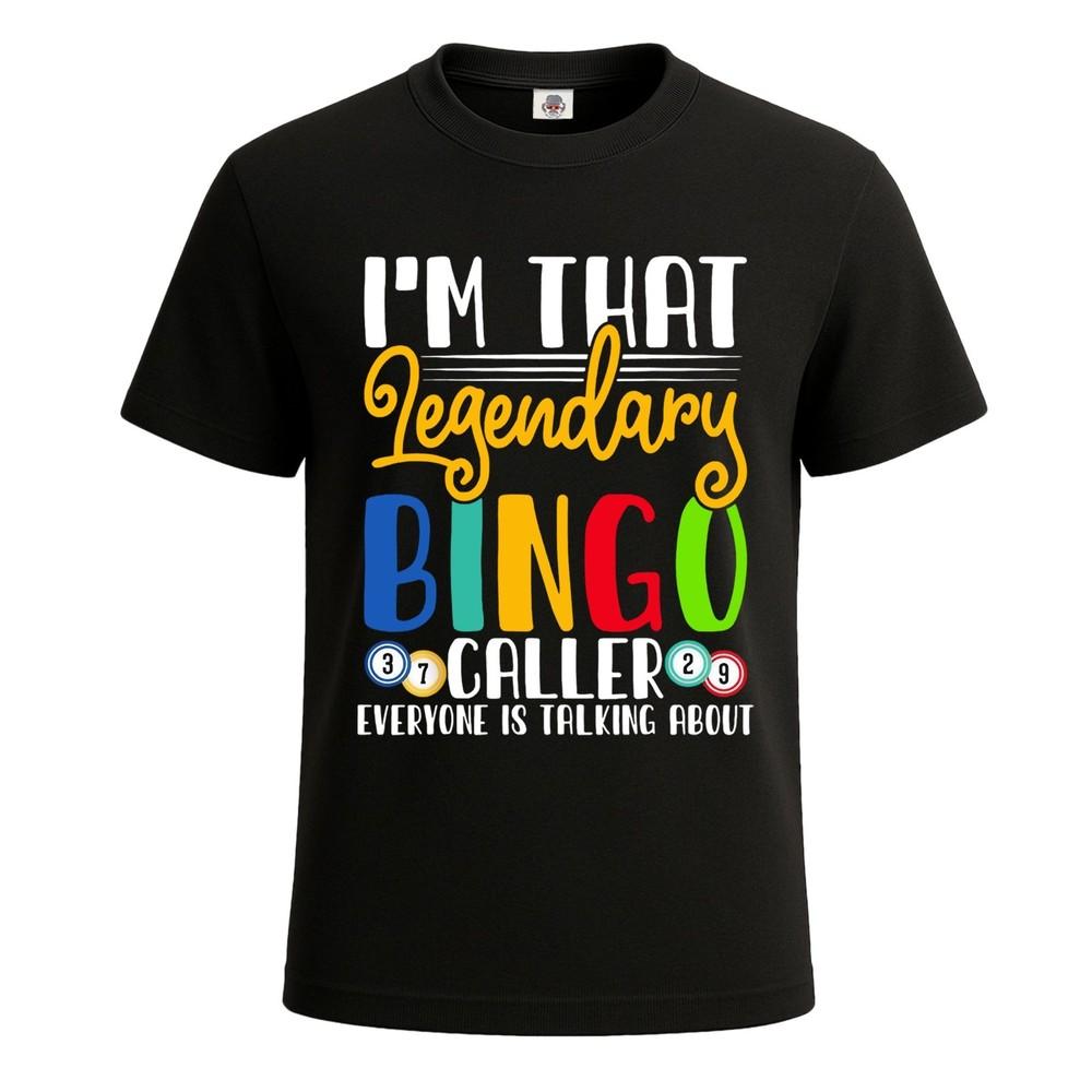 Im that legendary bingo graphic funny novelty party mens tshirt gift tee top 2XL