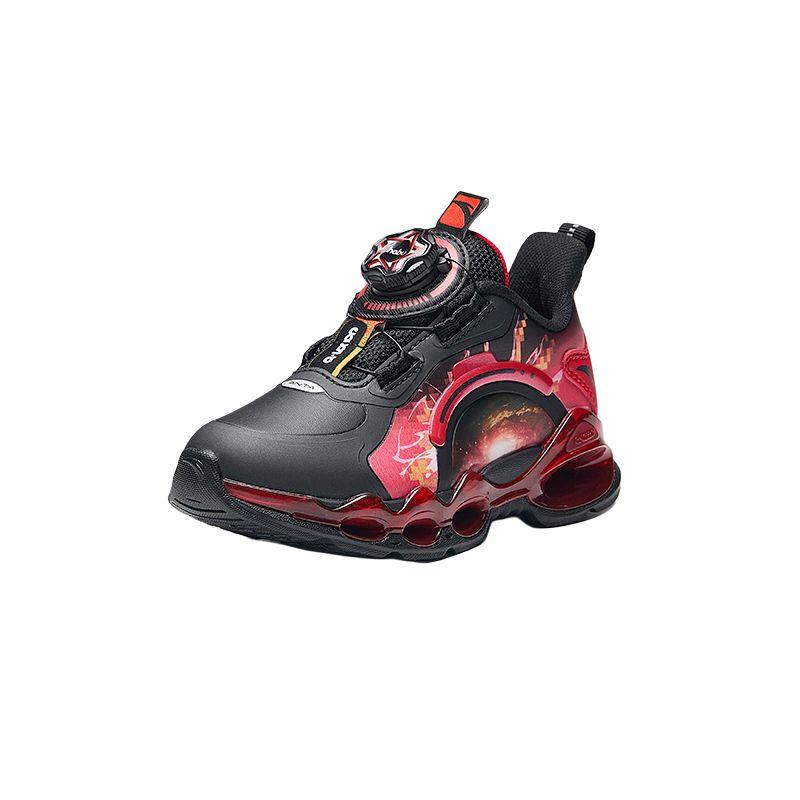 Anta Kids Energy Ring 10.0 Comfortable Versatile Durable Low-Top Running Shoes Kids sneaker Black Red 312449901N-2