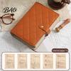 Protective Jewelry Storage Bag Book Set, PU Leather Travel Organizer, with 5 Removable Pages Soft Velvet Design, Pouch for Necklaces Rings Earrings