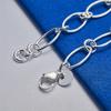 925 Sterling Silver 8-inch Exquisite Clover Bracelet for Women's Parties, Fashionable Weddings, Jewelry Accessories