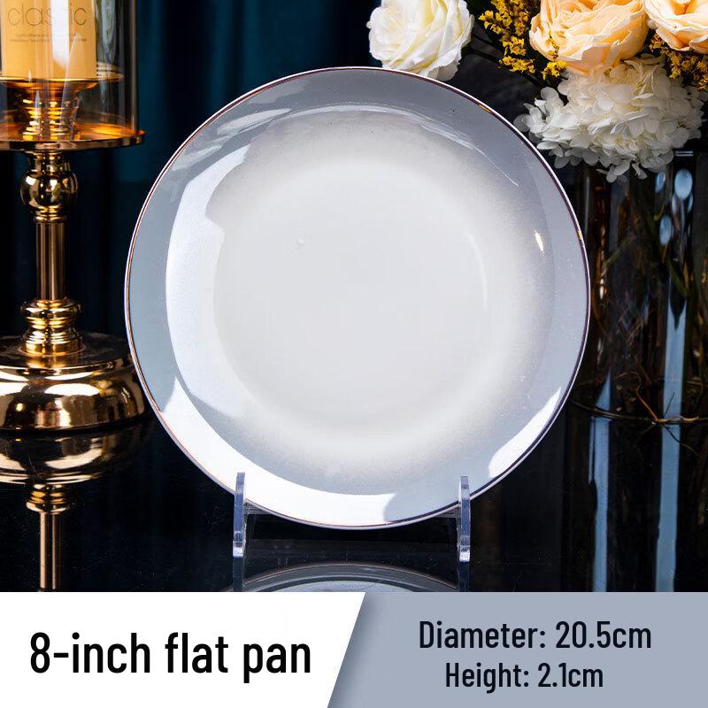 Light Luxury Bone China Dinnerware Set