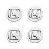 4pcs 58mm 69mm Car Wheel Center Hub Caps Cover For Honda Civic Fit Jazz Accord CRV HRV City Odyssey Passport Pilot Vezel Insight DS5
