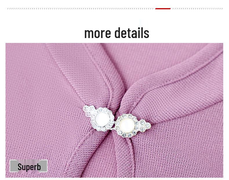 Stylish Knitwear Tops for Middle-Aged & Elderly Women - Spring & Autumn