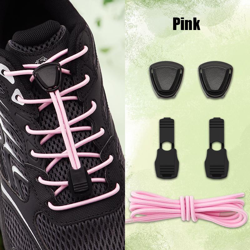 1 Pair Stopper for Elastic Rope Fastener for Kids Adult Triangle Plastic Cord Lock No Tie Shoelaces Buckle Lazy Sneaker Laces
