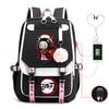 Ghost Annihilation Blade Grade 3-6 Junior High School Student High School Student School Bag Strap USB Multifunctional Backpack