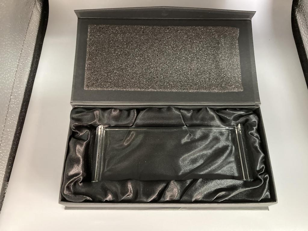 Soka Gakkai Buddhist Altar Accessories Crystal Tenmokudai [Base for Buddhist Tea Utensils (Rice and Water Container)]