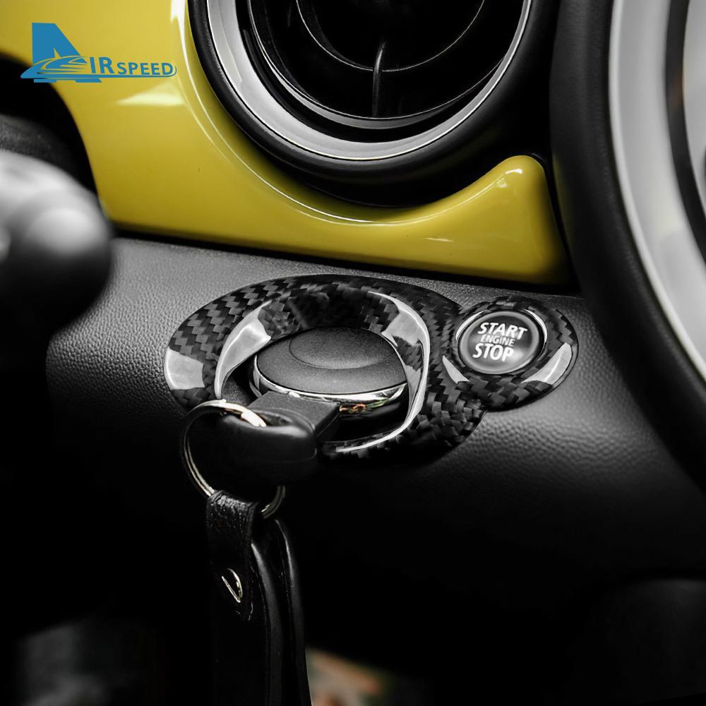 Carbon Fiber Ignition Switch Panel Trim for Mini Cooper R55 R56 R57 R60