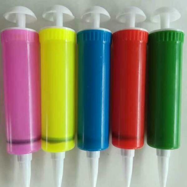 Compact Plastic Hand Air Pump for Swimming Rings and Balloons