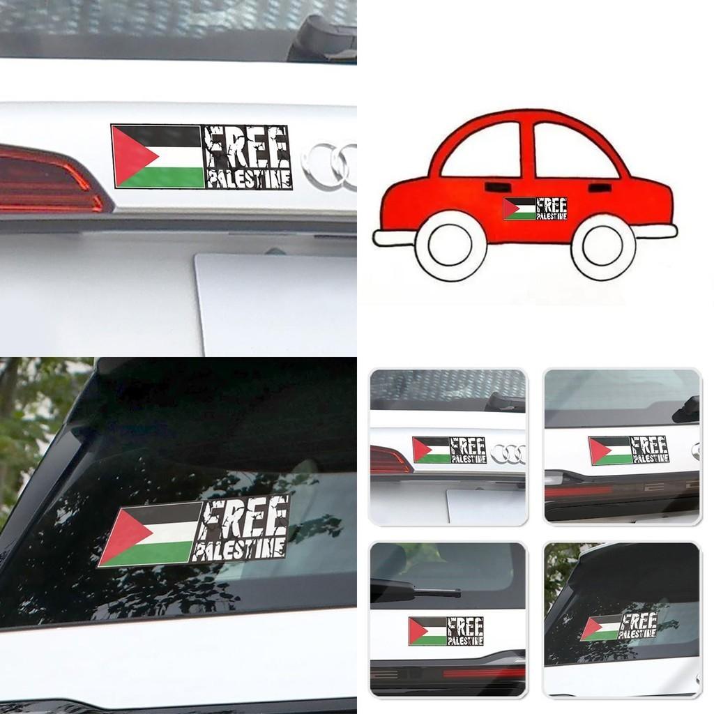 Free Palestine Car Sticker Wholesale Decorative Decal For Auto Body Customizable Design