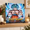 Gogeta Custom Name Diamond Painting Personalized 5D Full Drill DIY Diamond Art Home Decor