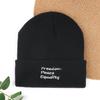 Autumn and winter knitted hats men's cold hats new warm and cold-proof solid color women's mountain pullover wool hats