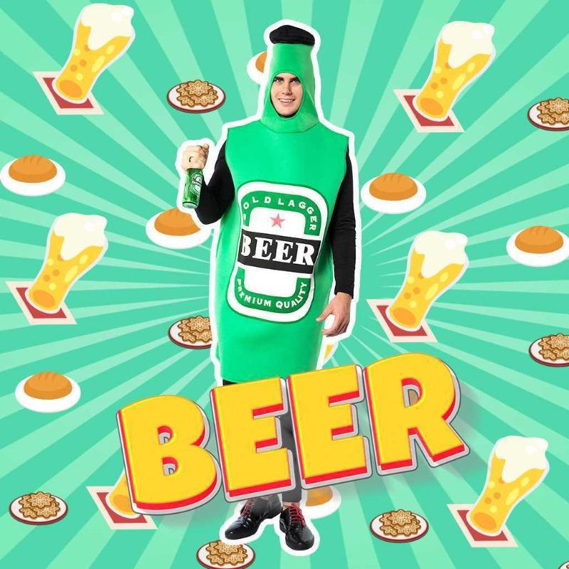 Halloween New Beer Costume Adult Costume Party Campus Costume Fun Stage Costumes