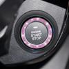 AUKEPO Car Shiny Crystal Rhinestone Engine Start Ring Decal,2 Pack Car Button Start Button Cover/Sticker,Key Ignition Knob Shiny Ring,Shiny Car