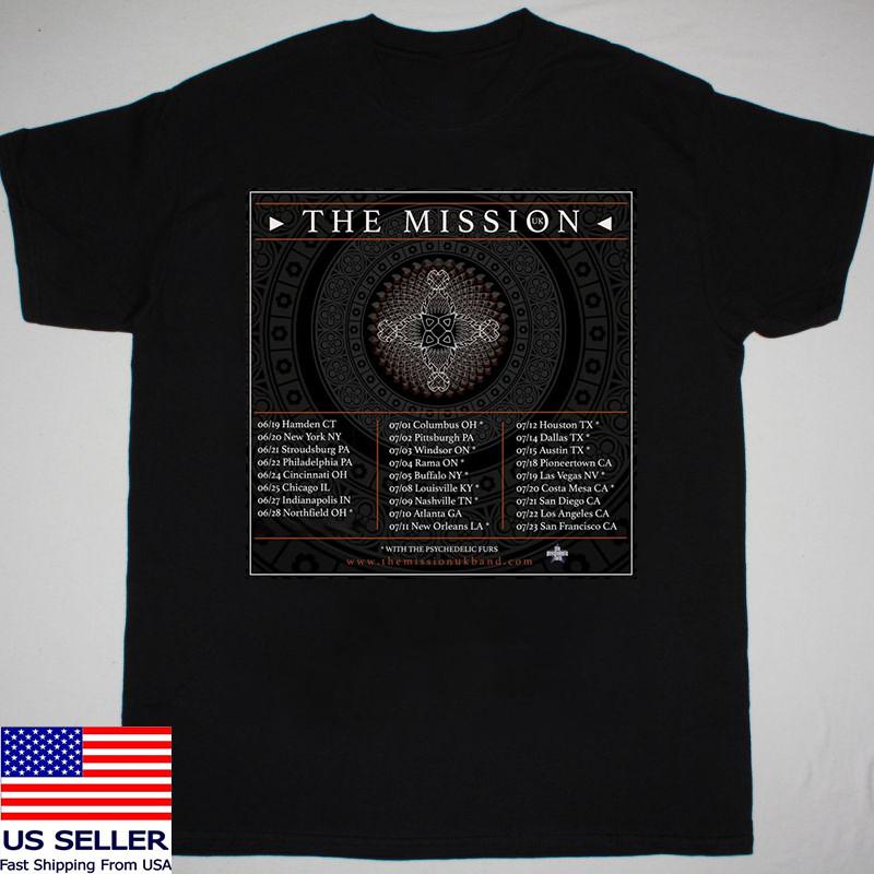 

The Psychedelic Furs On Tour With The Mission Full Size S-5XL SS949 Unisex T-Shirt L