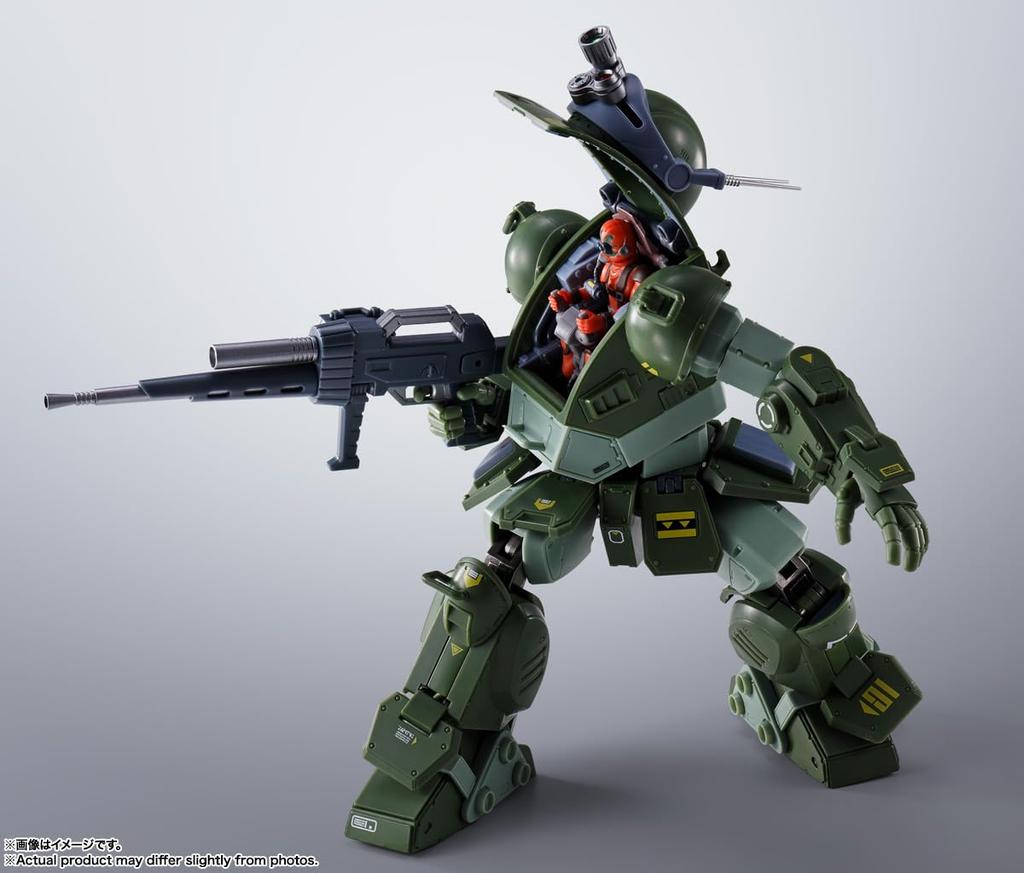 TAMASHII NATIONS R Armored Trooper Votoms Scope Approximately and PVC Action Figure HI-METAL Dog, 165mm, ABS, Die-cast, Pre-painted