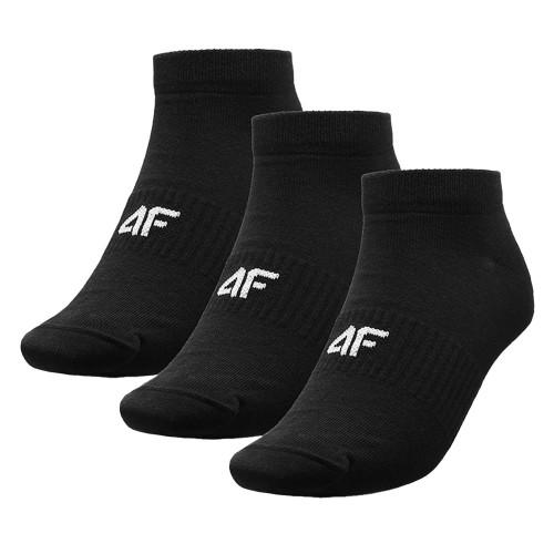 

4F Mens Ribbed Casual Ankle Socks (Pack of 3) 6 UK-8 UK