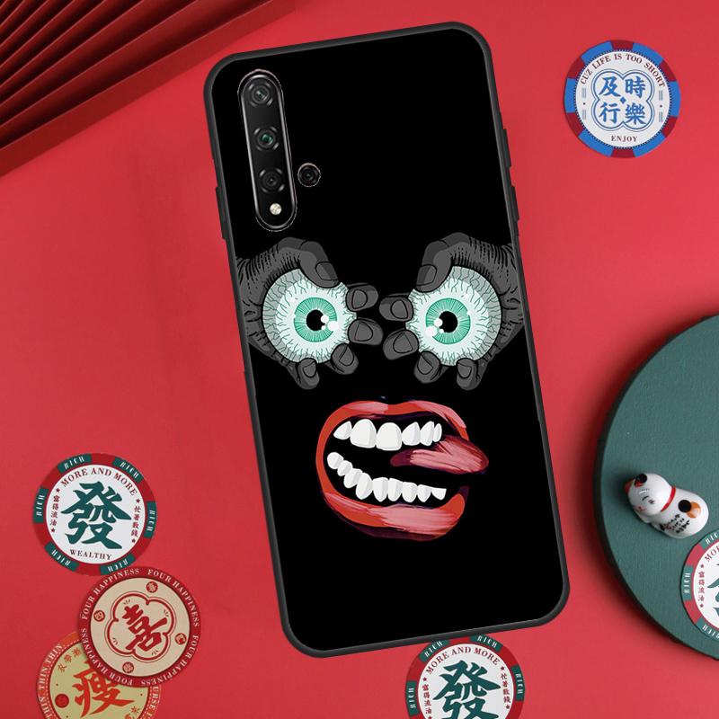 Monsterauge Hand Für Huawei Nova Y73 Y72 Y90 Y70 Y60 Y91 Y61 12s 12i 11i 8i 9 10 SE P40 Lite P60 P30 Pro Hülle