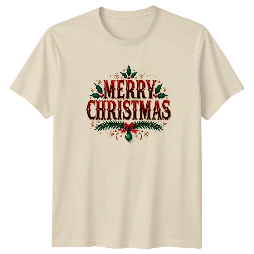 Frohe Weihnachten Feiertag Weihnachten Unisex T-Shirt Unisex Tee Grafik Unisex Oberteil