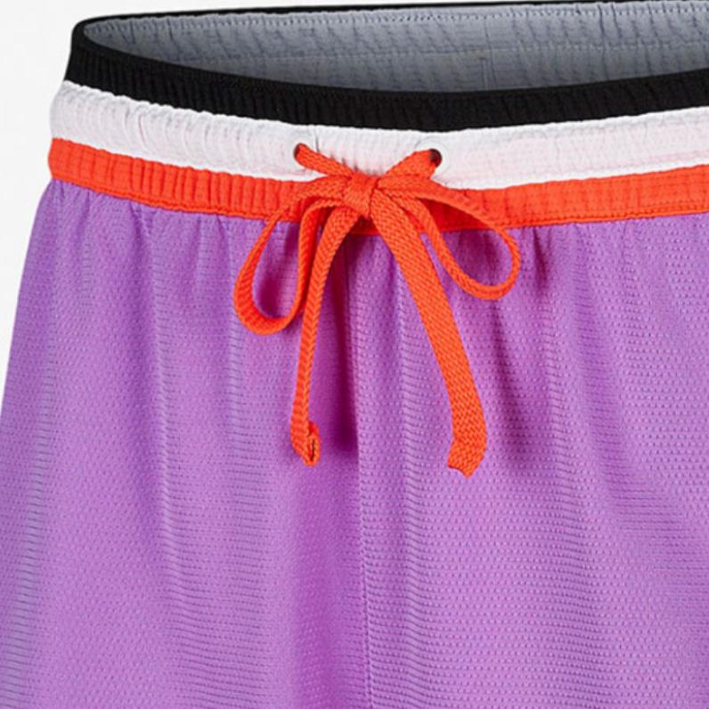 Nike Dri-Fit DNA Color Block Side Sports Basketball Pants Men Bottoms Purple AT3151-505