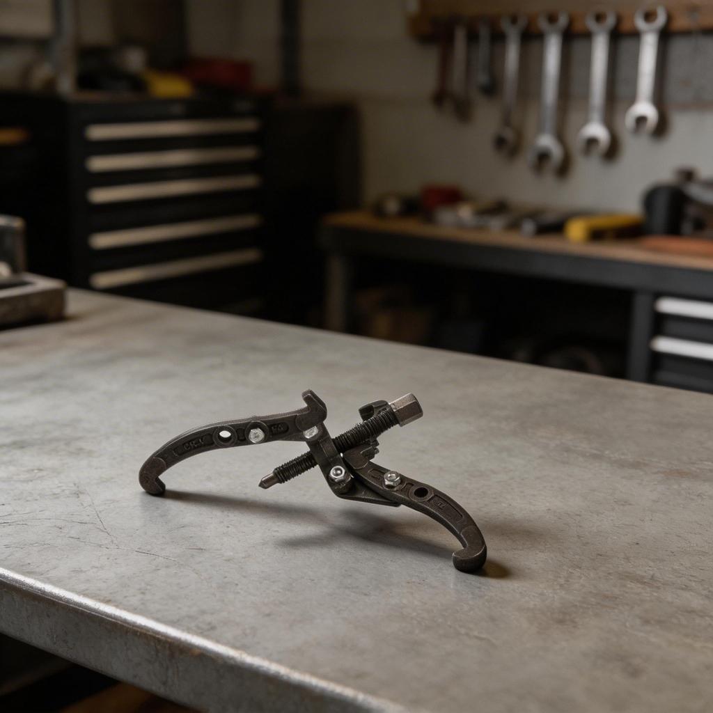 Three-jaw puller bearing removal tool two-claw small pull-out puller