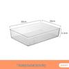 Extra Long 40cm Transparent Narrow Storage Box, 15cm Wide, Waterproof Drawer Organizer