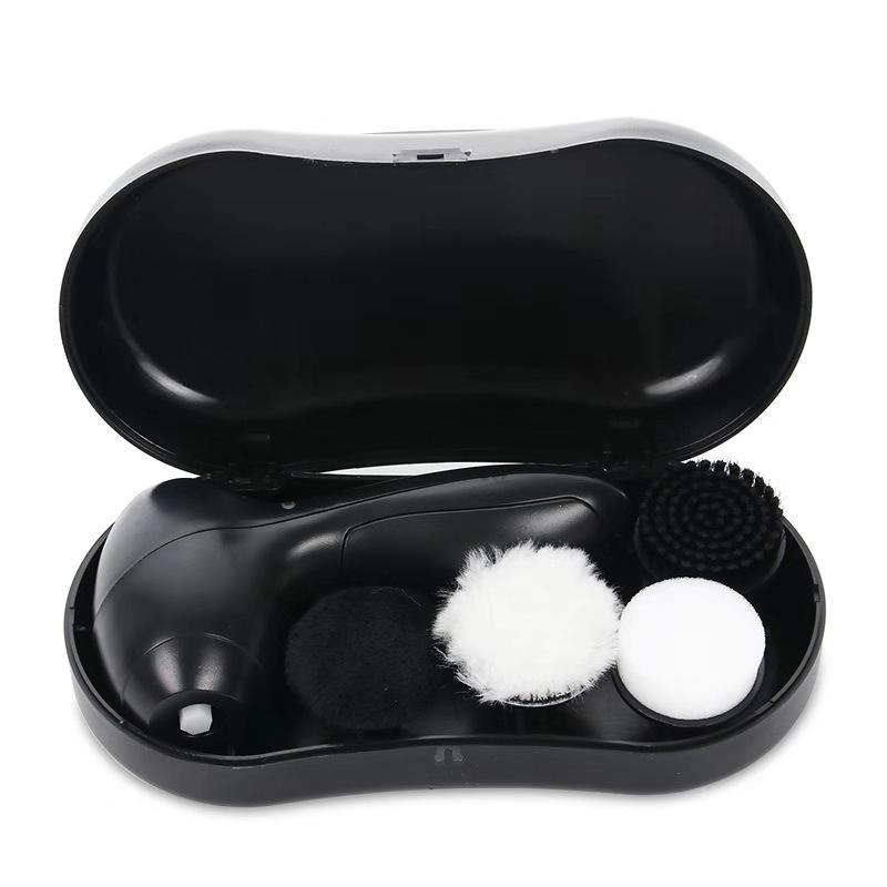 Compact Electric Shoe Polisher - Handheld & Automatic Leather Care for Home & Travel