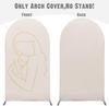 VIKAMA Maternity Arch Background Cover Maternity Party Decoration Arch Elastic Fabric Cover Baby Shower Photography Background