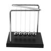 5.51x4.65x5.91in Balance Pendulum Ball Stainless Steel Steel Swing Balls Physics Toy Office Desk