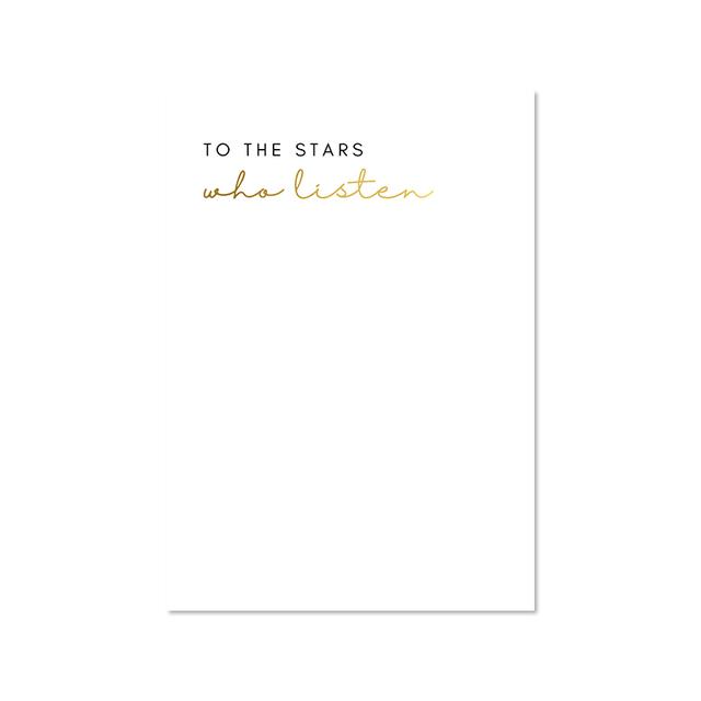 

ACOSF SJM книжный подарок, цитата, холст, картина, постер «Звезды, которые слушают», принт ACOTAR, серия «Ночной суд», постер, домашний декор 21x30 No Frame