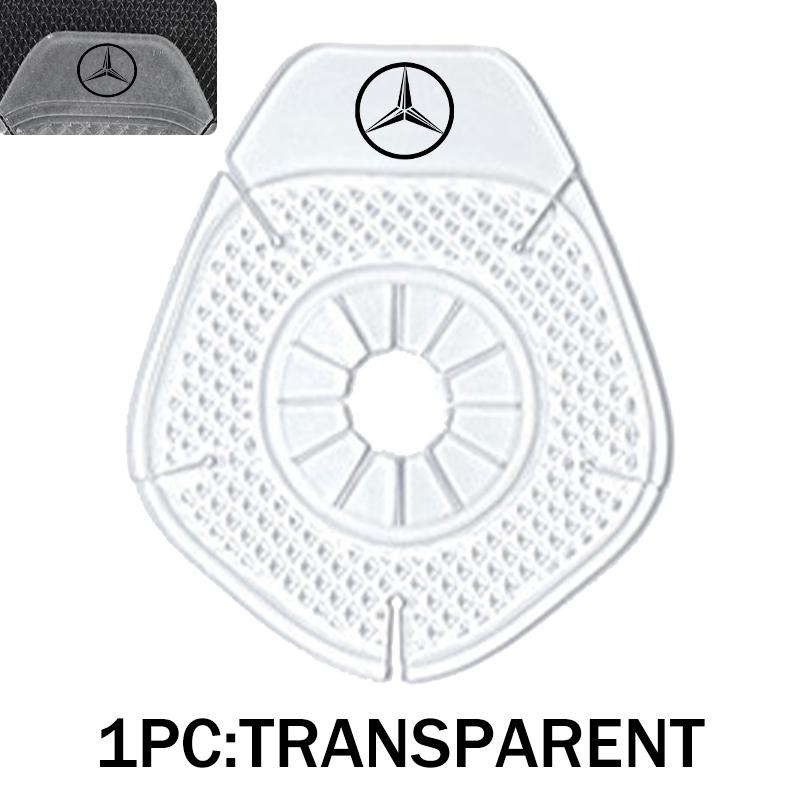 Ycbs4 Car Logo Windshield Wiper Hole Protection Cover Silicone Dust Cover Accessories For Benz Exclusive AMG W124 W203 W204 SPRINTER V