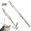 Fishing Tackle Sharpener Pen Type Portable Hook Sharpener, Heavy Duty Metal Sharpening Tool, Cutter Rod with Clip, Accessories