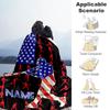 Softball Player55 Customize Text Blanket Cozy Customizable Blanket Durable Comfort Great for Sofa Living Room Bed Seaside All-Season Use