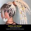 Dreadlocks Hair Rings Hollow Out Exquisite Patterns Alloy Hair Braiding Jewelry Coils Alloy 200pcs Hair Dreadlock Beads