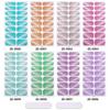 16pcs Cat Eye Nail Foil Sticker Set With Flash Effect Marble Flower Star Manicure Kit Women