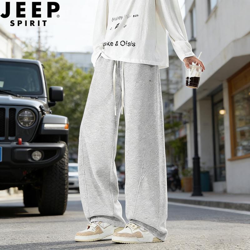 JEEP SPIRIT Men's Loose Straight Cargo Pants