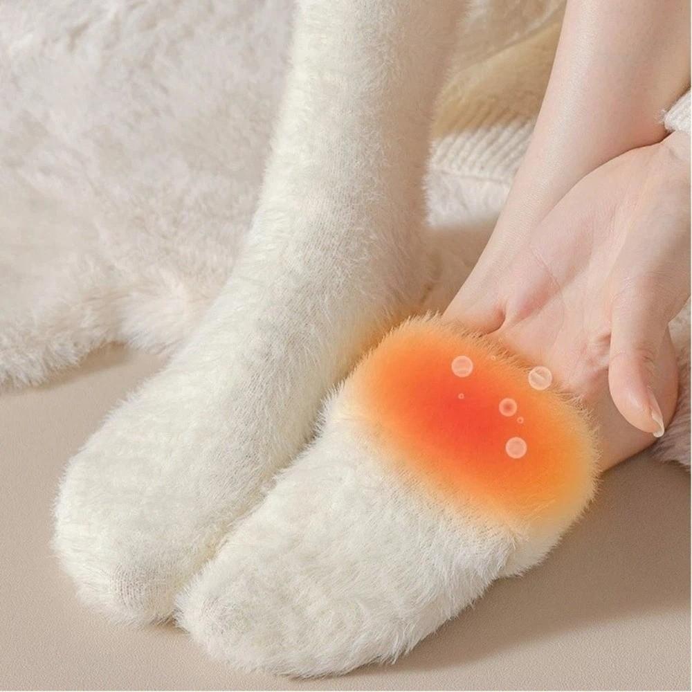 Thickened Fur Socks Keep Warm Short Tube Stockings Soft Winter Socks Winter