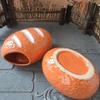Anti-slip Bread Shaped Reptile Hideout Cooling Fish Spawning Cave Pet Habitat Cave  Reptile Cage