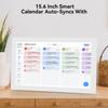 Digital Calendar Planner 15.6 Inch 1080P Full HD Touch Screen Interactive Wall Desk Mount Seamless Scheduling Chore Chart