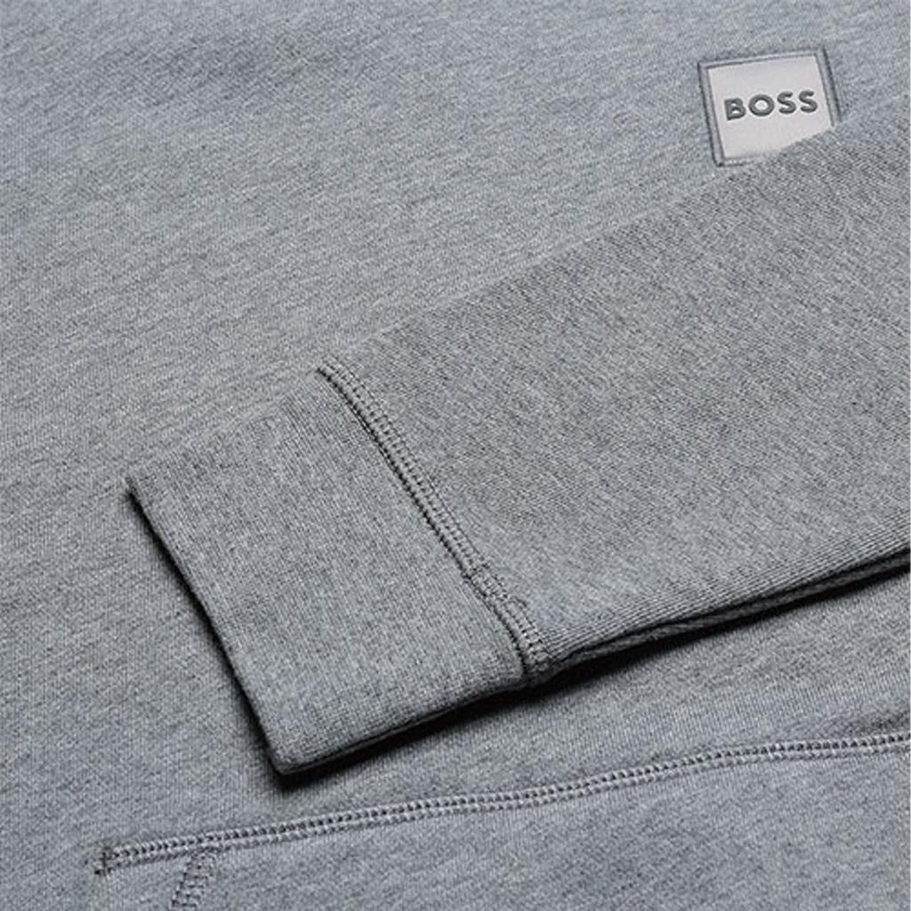 Hugo Boss Sweatshirts Men's Gray Hooded Moderate Straight Fit 50468445-051