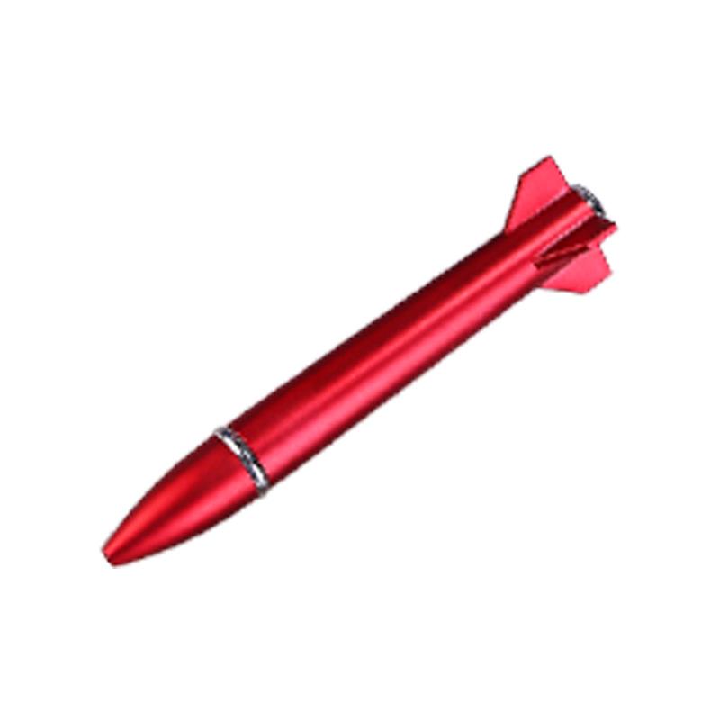 Airplane Rocket Shaped No-Leak Ballpoint Pen with Logo Printing, High-Value Design