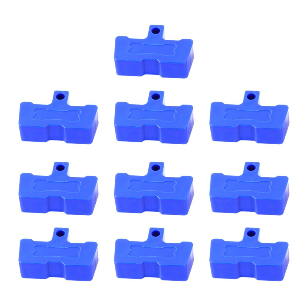 10 ks Distanční vložka pro odvzdušnění hydraulické kotoučové brzdy jízdního kola, držák pístu, rozpěrka destiček brzdového třmenu, podložka, vkládací nástroj, díl pro jízdní kola