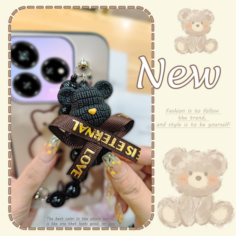 Cute Simplicity Phone Case For ZTE Blade V60 Design/Axon 60 Lite Protective Case Bear Bracelet Dirt-resistant Anti-knock