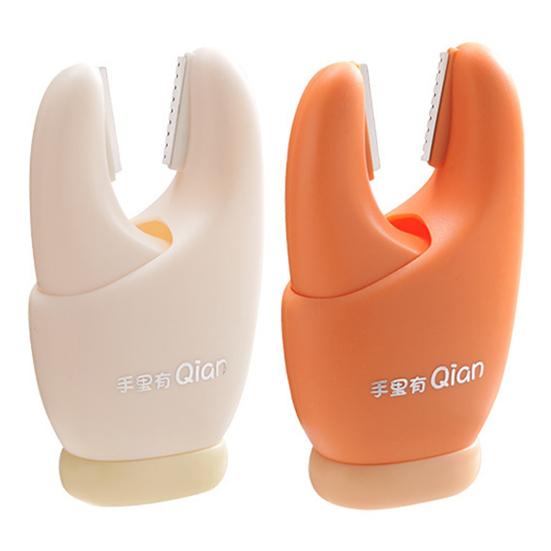 2-in-1 Crab Claw Garlic Peeler Grater Ergonomic Kitchen Tool with Magnetic Holder Stainless Steel Blades Quick Garlic Skin Remover Tool for Home