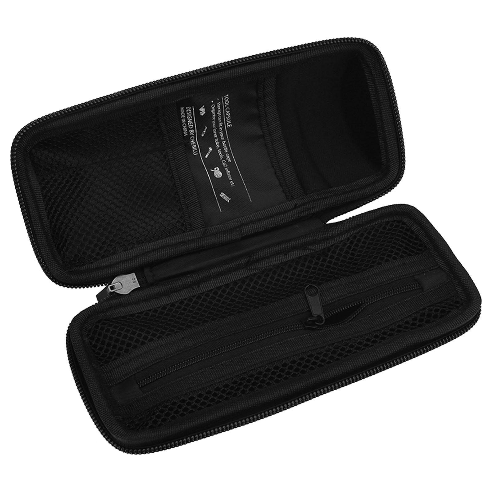

Waterproof Mountain Bike Repair Kit Tool Storage Bag for Cycling Maintenance Pack Box Black